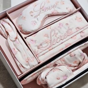 Victoria's Secret Bridal Set | Gift Boxed Darling Sleep Accessories Satin Floral